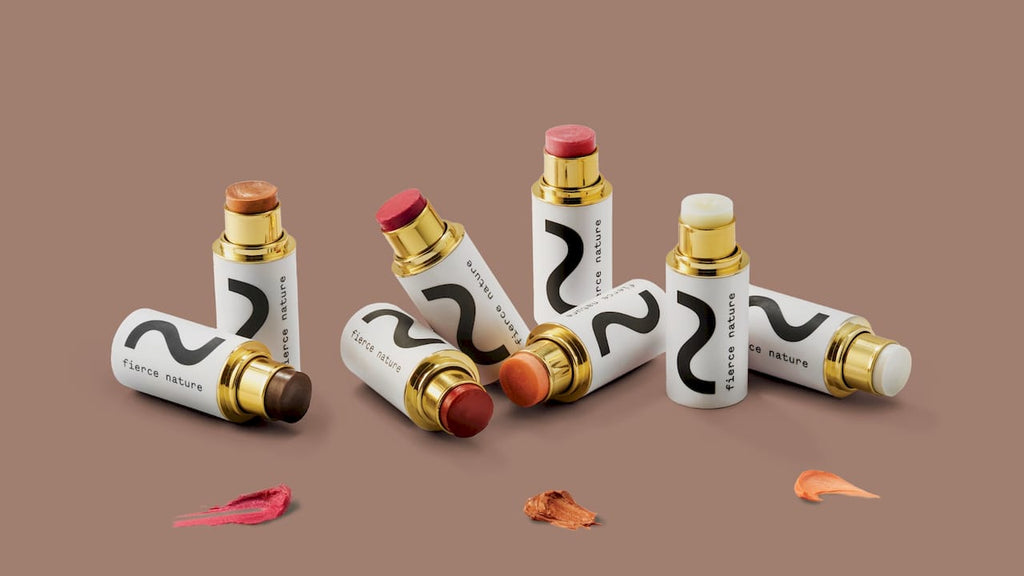 Elegant luxury skincare products on spa shelf