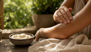 How to apply a body balm massage technique at home