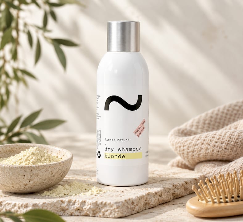 Wählen Sie während der Schwangerschaft ein talkumfreies, parfümfreies Trockenshampoo auf Stärkebasis.