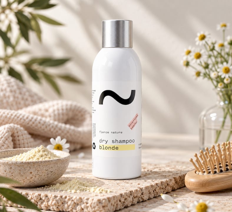 Trockenshampoo in Puderform: eine aerosolfreie Erfrischung für empfindliche Kopfhaut